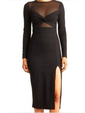 Love By Design | Dresses | Love By Design Iris Plunge Neck Long Sleeve Maxi  Dress Size M | Poshmark